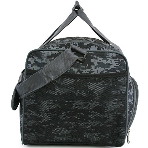 Fila Source Sm Travel Gym Sport Duffel Bag, Black Digi Camo, One Size