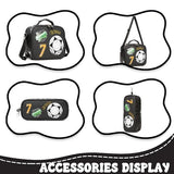 MYHSBYO Rolling Backpacks for Boys School Backpacks with Wheels for Elementary Preschool Students Kids Travel Luggage Suitase for Boys Blake Football