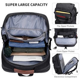 WITZMAN Canvas Travel Backpack for Men Large Laptop Backpack Fits 16 Inch