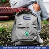 JanSport NCAA Officially Licensed Backpack, Ohio State Buckeyes, Superbreak Plus with Padded 15'' Laptop Sleeve, Spacious Computer Bag for Men & Women, Durable Daypack with Bottle Pocket, Black