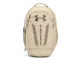 Under Armour Unisex-Adult Hustle Lite Backpack, (045) Downpour Gray / / Metallic Gold, One Size Fits All