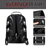 JARWAM Laptop Backpack for Men Women, Large TSA Friendly Travel Backpack Fits 17.3 Inch Laptop, 45L Carry On Airline Approved Computer Bag for Business Work College, Grey