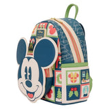 Loungefly Disney Mickey and Minnie Holiday Mini Backpack