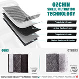 OZCHIN Smell Proof Bag with Combination Lock File Organizer Case Container Medicine Odorless Storage Lock Box Great Gift for Friend