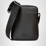Lacoste Men's City Court Concept Vertical Camera Bag, Black, One Size
