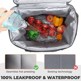 Heytrip Insulated Backpack Cooler 36 Cans, Portable Large Leakproof Waterproof Cooler Bag, 20 Hours Cold Retention for Lunch, Camping, Travel, Beach & Picnic