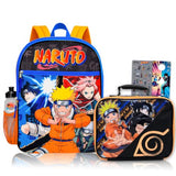 Naruto Backpack and Lunch Box Set for Boys School Bundle + More
