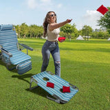 WKFAMOUT Backpack Beach Chair Aluminum with Folding Camping Table 5-Position Lay Flat Lounge Chair Outdoor for Adults with Insulated Cooler Bag and Cup Holder