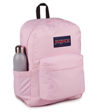 JanSport SuperBreak Plus Backpack with Padded 15-inch Laptop Sleeve and Integrated Bottle Pocket - Spacious and Durable Daypack for Work and Travel - Pink Ice