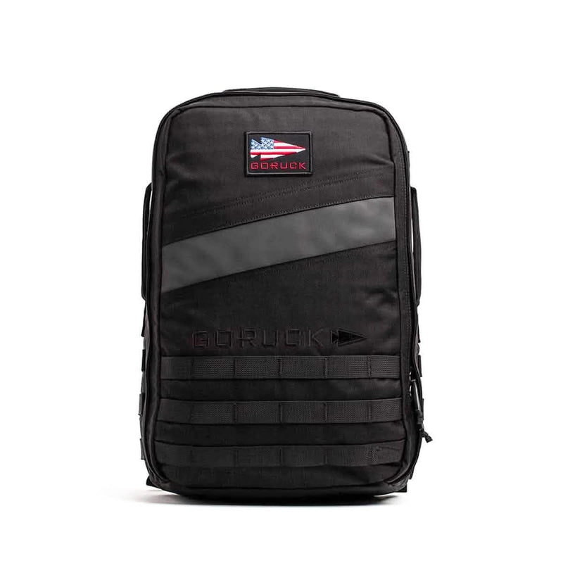 GORUCK Rucker 4.0 20L Black - Purpose Built Rucking Backpack, Military Weight Training Rucksack w/Ruck Plate Pocket and Extra Padded Straps