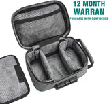 OZCHIN Smell Proof Bag with Combination Lock File Organizer Case Container Medicine Odorless Storage Lock Box Great Gift for Friend