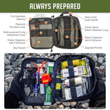 MAXPEDITION Beefy Pocket Organizer (Black) Compact, MOLLE-Compatible, 1000D Nylon Tactical Pouch, Everyday Carry Tool and Gear Storage for Outdoor, Tactical, Survival