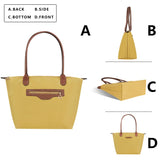 Waterproof Nylon Tote bag for Women Lightweight Designer Handbag with Zipper Stylish and Durable Purse