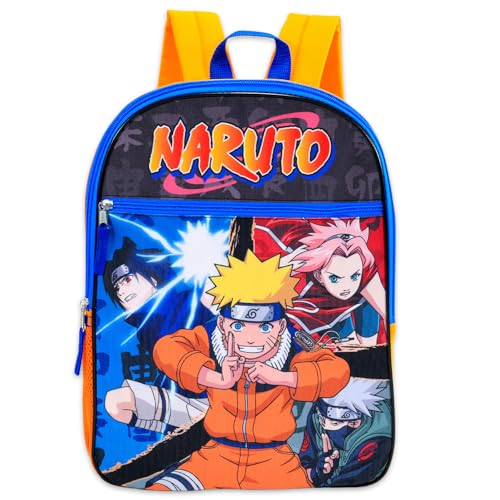 Naruto Backpack and Lunch Box Set for Boys School Bundle + More