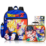 Dragon Ball Z Backpack and Lunch Box Set for Boys School Bundle + More