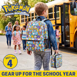 Get Trend Pokemon Boys Backpack 4 Piece Set