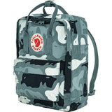 Fjällräven Kanken Graphics Backpack - Water-Resistant Exterior, Graphic Design - School, Travel, Nimbus Blue-Hidden Animals, One Size