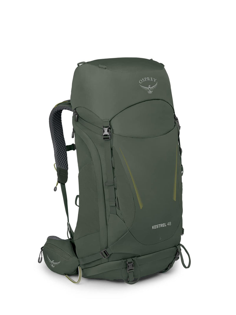 Osprey Kestrel 48L Men's Backpacking Backpack, Bonsai Green, S/M