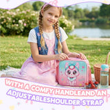 Meetbelify Rolling Backpack for Girls Backpacks with Wheels for Elementary Student Kids School Travel Bag for Girls Ages 6-8 Years Old