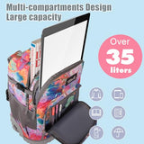 Tilami Rolling Backpack for Kids 18 inch Boys and Girls Laptop Backpack,Dream