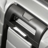 Samsonite Proxis Medium Hardside Luggage with Dual Spinner Wheels - Innovative Roxkin™ Lightweight Shell With Ultimate Durability- Includes TSA Lock, Ergonomic Telescoping Handle - Silver