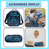 Meetbelify Boys Rolling Backpack with Wheels Kids Luggage for Elementary Students Trolley Trip Carry On Bag for Girls Boys 6-8