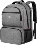 MATEIN Insulated Lunch Backpack for Women, 17.3 Inch Laptop Backpack, Grey