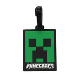 Bioworld Minecraft Creeper Youth 4-Piece Travel Set-14 Carry-on Duffle Bag and Luggage Tag Set