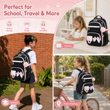Bluboon Backpack for School Girls Cute Bookbag with Bowknot Lightweight Middle High School BackPack Bags with Laptop Compartments Easy Access Wide-Open Design Mochilas Para Mujer for Travel Daily Use