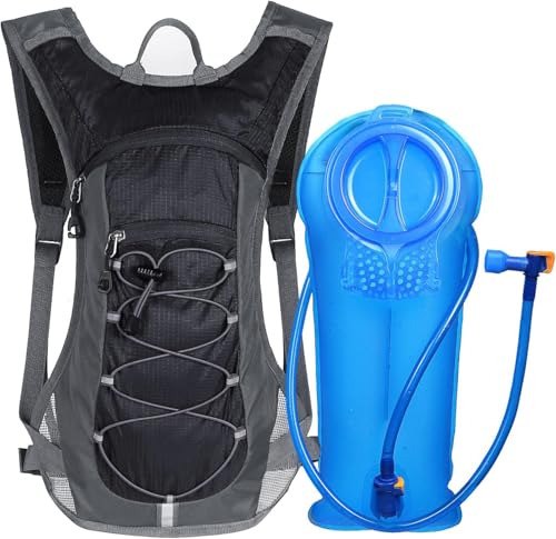 Unigear Hydration Pack Backpack with 70 oz 2L Water Bladder for Running, Hiking, Cycling, Climbing, Camping, Biking (Black) | Backpacks4Less
