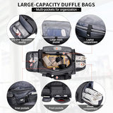 WITZMAN Duffle Bag for Men 3 in 1 Convertible 45L Nylon Gym Travel Backpack