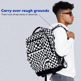 J World Sundance Laptop Rolling Backpack for Girls Boys. Roller Bookbag with Wheels, 20 Inch, Navy