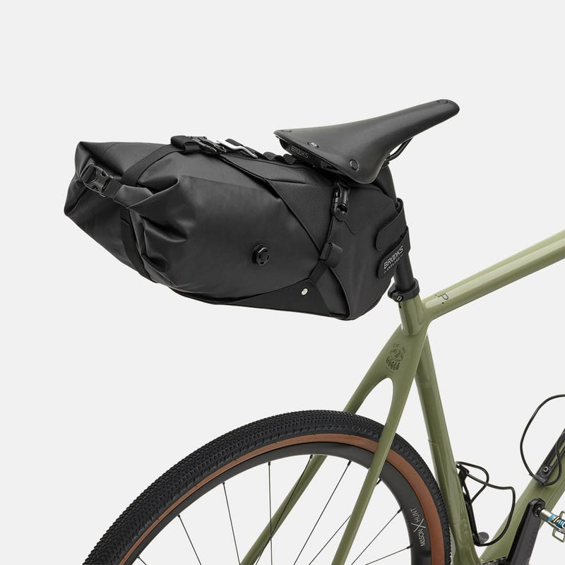 Brooks England Scape Seat Bag, Cycling and Gravel Bag, Black, One Size