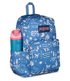 JanSport SuperBreak Plus Backpack with Padded 15-inch Laptop Sleeve and Integrated Bottle Pocket - Spacious and Durable Daypack for Work and Travel, Yeehaw And Horses Elemental Blue/Cream