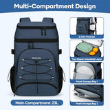 Realcool 33 Can Insulated Soft Cooler Backpack, Leakproof Bag for Camping