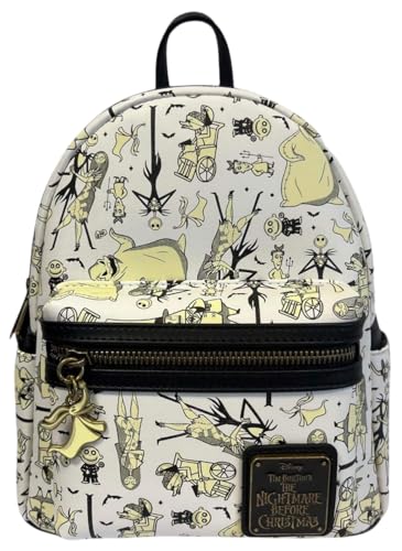 Loungefly Disney The Nightmare Before Christmas Glow-In-The-Dark Mini Backpack
