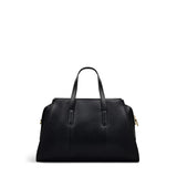 RADLEY London Drapers Road Women's Medium Leather Ziptop Satchel Bag, Black