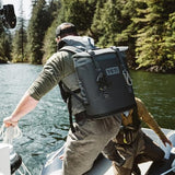YETI Hopper M12 Backpack Soft Sided Cooler with MagShield Access, Cape Taupe