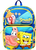 Fast Forward Kid's Licensed 16" SpongeBob Cargo Backpack - Large School Backpack with Multiple Pockets