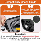 Toofire Wheels for Samsonite Freeform Luggage, Replacement Kit for Carry On Suitcase(2 Pack)
