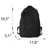 KAOBIO Canvas Backpack for Women Men Vintage Aesthetic Bags Travel Daypack Boho Hippie Grunge Backpack (Sage Green)