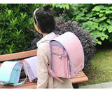 randoseru backpack japanese fully-automatic school bags girls and boys Senior PU leather light weight