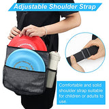 Windspeed Cadet Disc Golf Bag, Portable Waterproof Disc Golf Bag Starter with 10PCS Capacity for Women and Men (Grey)
