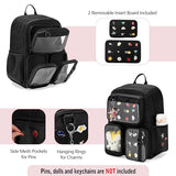 Prokva Ita Bag Pin Display Backpack with Insert, Aesthetic Laptop Backpack