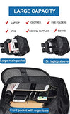 Busiuw Heavy Duty Mesh Backpack for Adults,Large Black Mesh Bag