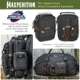 Maxpedition FR-1 Combat Medical Pouch (Black)