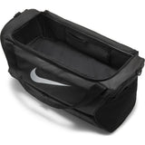 Nike Brasilia Training Medium Duffle Bag (Black/Black/Silver, Medium)