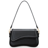 KKXIU Shoulder Bag for Women Small Clutch Purses Cute Hobo Handbag Trendy Underarm Bag-Black