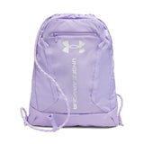 Under Armour Unisex Hustle Sackpack, (538) PURPLE/Metallic Silver, One Size Fits Most