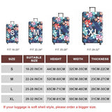 WUJIAONIAO Travel Luggage Cover Suitcase Cover Protector Skins 18-32 Inch